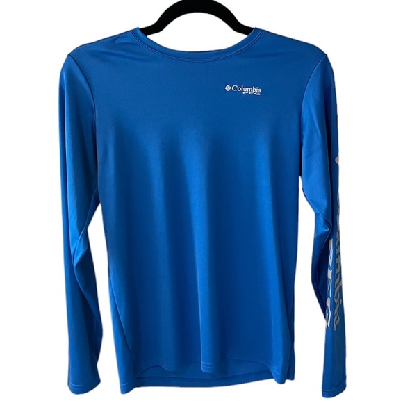 Columbia - Boys PFG Sports Shirt in Vivid Blue Color - Size L (14 / 16) - Picture 2 of 5